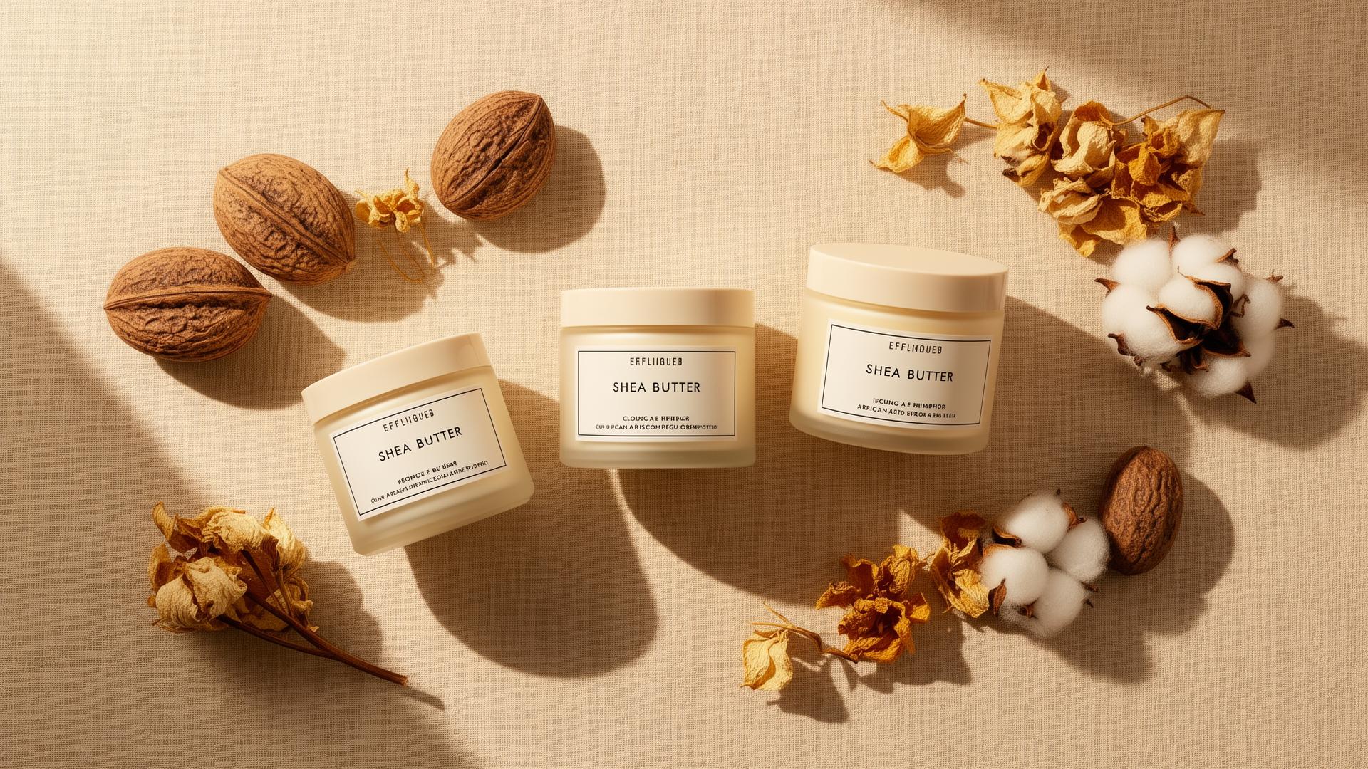Produits cosmétiques au beurre de karité Queen K